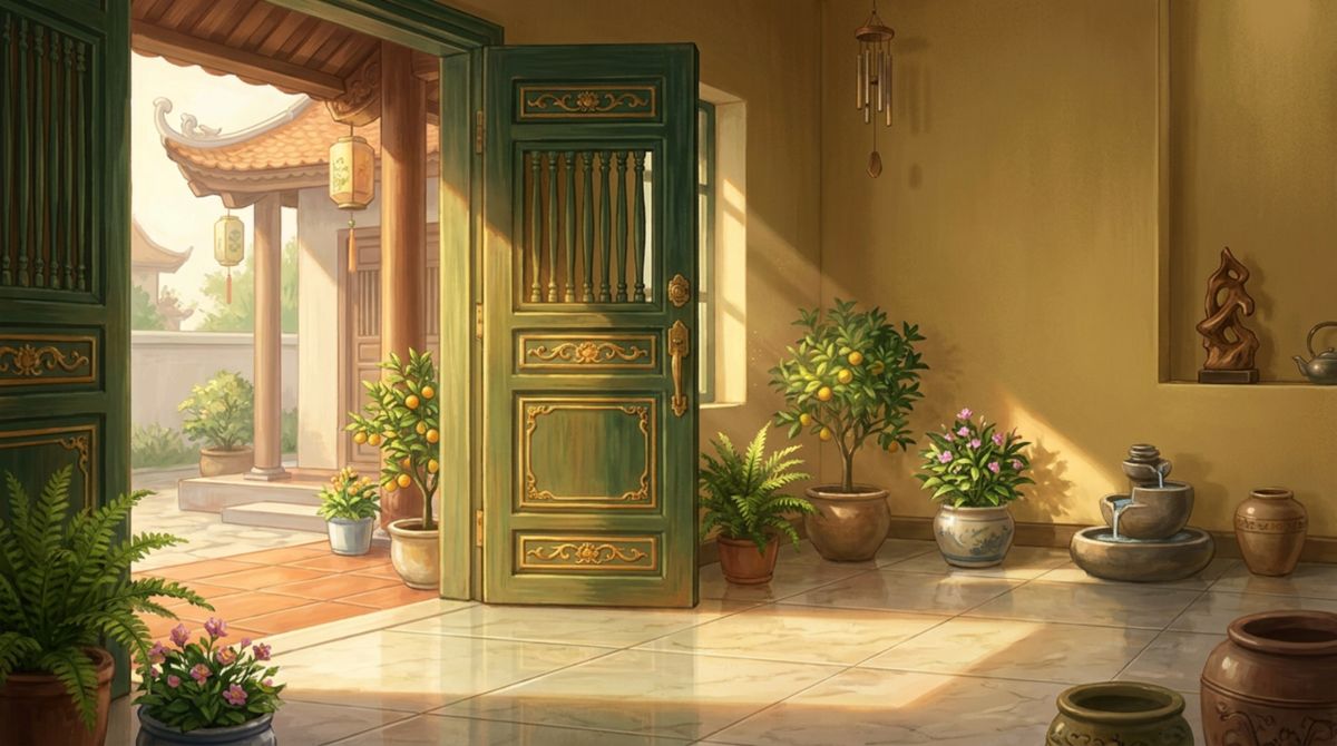 Phong thủy cửa chính: khai môn đúng hướng, tránh thế sát cho cả nhà